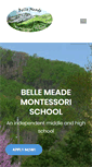 Mobile Screenshot of bellemeadeschool.org